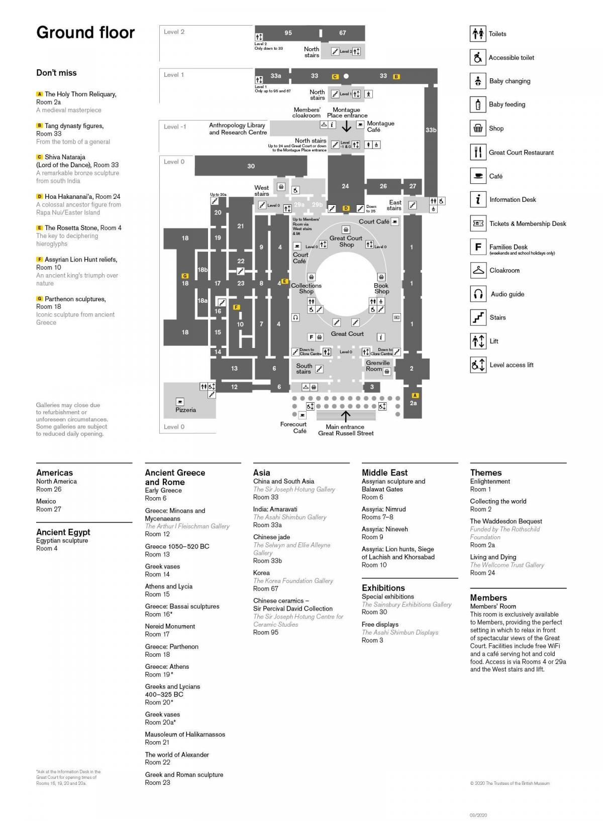 mapa Britské muzeum