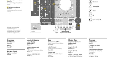 Mapa Britské muzeum