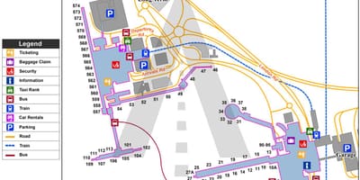Gatwick mapě