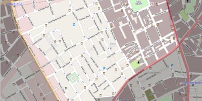 Mapa Soho, Londýn