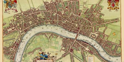 Mapa vintage London